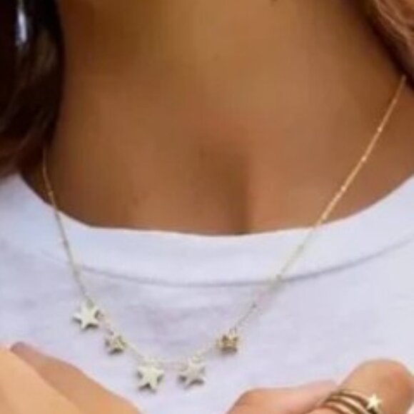 KENDRA SCOTT Jae Star Choker Necklace in Silver - Picture 4 of 5